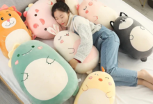 Sushi Squishmallows and Oversized Cow Plushies